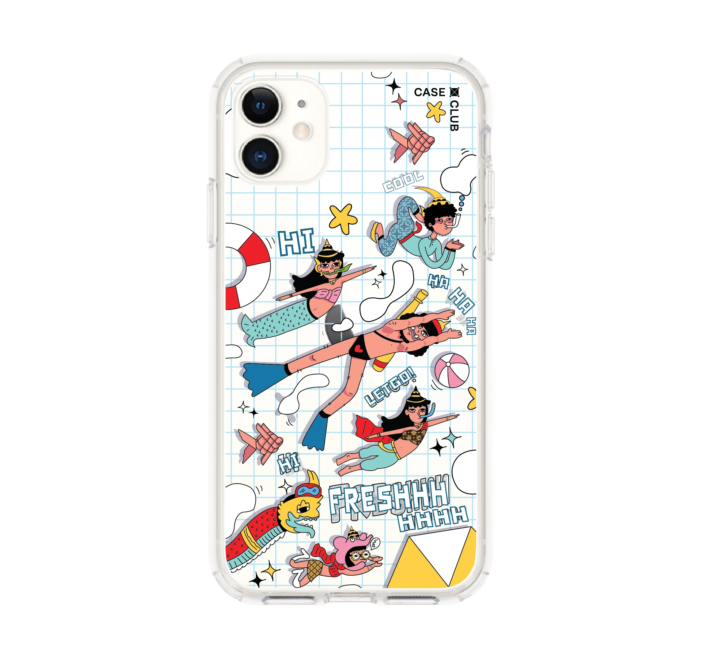 เคสใส iphone 11 ผจญภัยใต้น้ำเมืองไทย